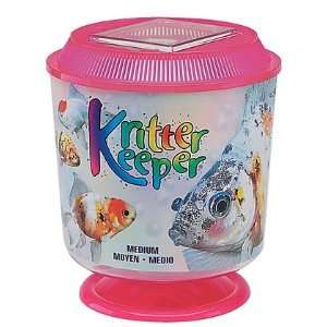 Lees Kritter Keeper   Round with Lid & Pedestal   Medium (Quantity of 