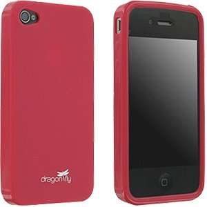  Dragonfly Kream Cover for iPhone 4, Red Electronics