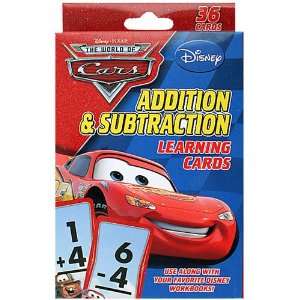    Disney Pixar Cars Addition & Subtraction Flash Cards Toys & Games