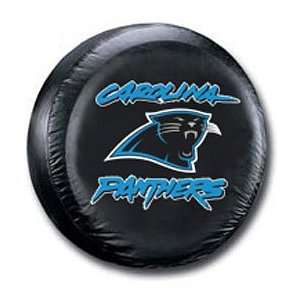  Carolina Panthers NFL Black Tire Cover