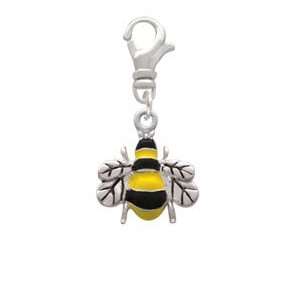  Enamel Bee Clip On Charm Arts, Crafts & Sewing