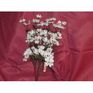 28 stems Silk Dog Wood Bush/white ,weddings,Bridal,Floral  