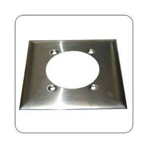   SS701 Wall Plate AC 2 Gang Straight Blade 30/50/60a 4w Stainless Steel