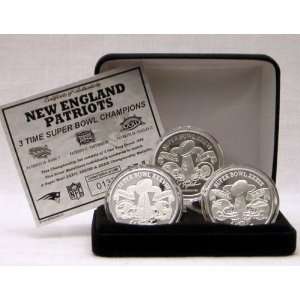  New England Patriots Silver Super Bowl Collection Coin 