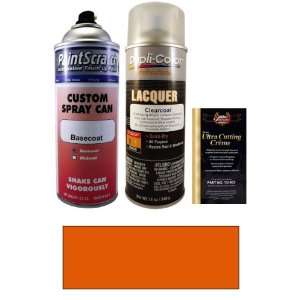 12.5 Oz. Orange Fluorescent (Signal Orange) Spray Can Paint Kit for 