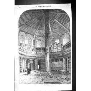  1866 Interior Chapter House Westminster Abbey London 