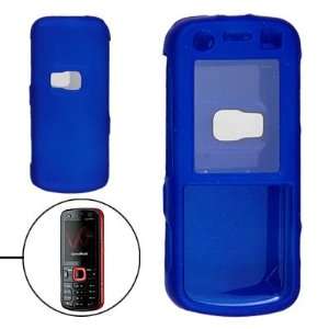   Blue Plastic Rubberized Case Shell for Nokia 5320XM Electronics