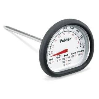 Polder 12454 Meat Thermometer, Stainless Steel