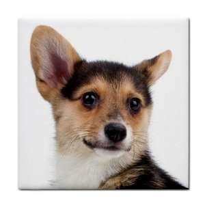  Pembroke Corgi Puppy Dog Tile Coasters (Set/4) HH0740 