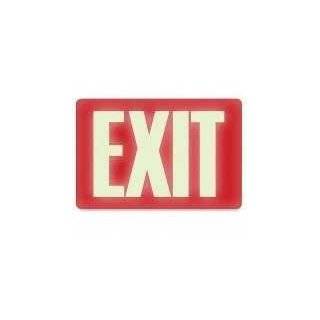   E1021R LED Red Exit Sign with Battery Back up