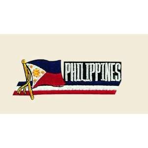  Philippines Logo Embroidered Iron on or Sew on Patch 