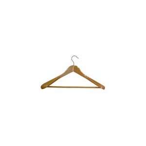 Quality Wooden Combination Hangers   Curved   Maple Natural Hangers 