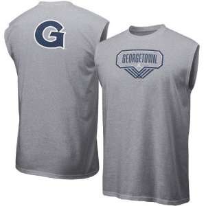  Nike Georgetown Hoyas Ash Basketball Sleeveless T shirt 