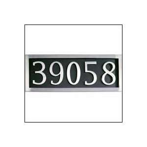    P7550 627 Five Numeral Address Marker Plaque Aluminum I08 P7550 627