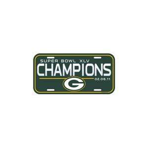  Green Bay Packers Super Bowl XLV 45 Champs License Plate 