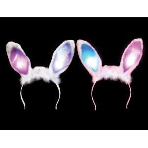   DDI Flashing Glitter Bunny Ears Headband Case Pack 24 