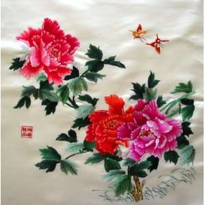  Chinese Hunan Silk Embroidery Flower Butterfly Everything 