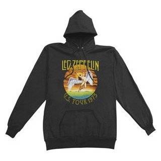 Led Zeppelin   US77 Distressed Zip Hoodie
