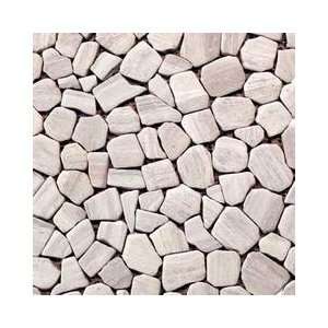   Light Irregular Mosaic 12 x 12 Marble Stone Tile