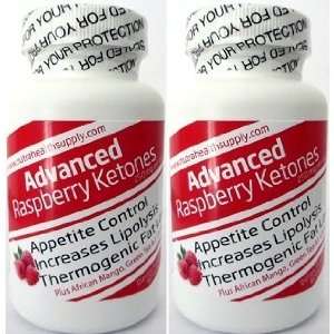 NutraHealthSupply Raspberry Ketones (with African Mango, Green Tea and 