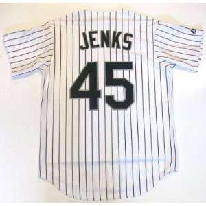  Bobby Jenks Chicago White Sox Jersey   Large Sports 