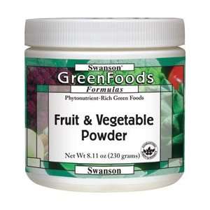  Fruit & Vegetable Powder 8.11 oz (230 grams) Pwdr Health 