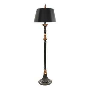  Sterling Industries 92 832 Yeats   One Light Floor Lamp, Black/Gold 