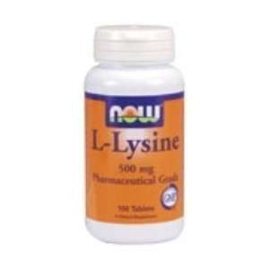  NOW Foods, L Lysine 500 mg Vegetarian, 100 Tablets Health 