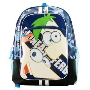  Phineas and Ferb Large Backpack   Large 16 Phineas and Ferb 