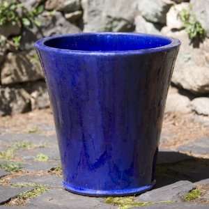  Avery Round Planters in Cobalt Blue   Set of Three Patio 