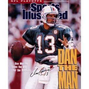 Signed Dan Marino Picture   16x20 Sports Illustrated Cover 