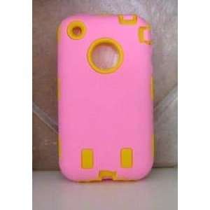  IPHONE CASE IPHONE 3G 3GS SILICONE HARD COVER PINK 