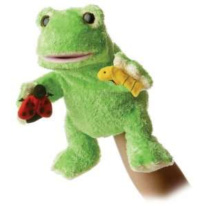 Aurora Plush Froggy Velcro Playtime Puppet   12  Toys & Games 
