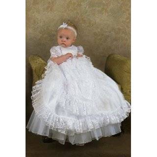 Lucy Heirloom Lace Christening Baptism Blessing Gown.