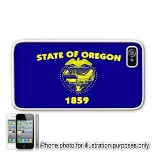  Oregon State Flag Apple Iphone 4 4s Case Cover White 
