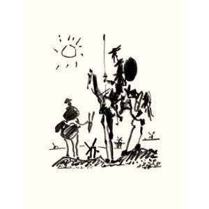  Don Quixote by Pablo Picasso 20x26