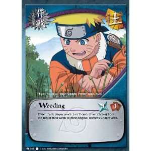   Naruto TCG Coils of the Snake M 066 Weeding Common Card Toys & Games