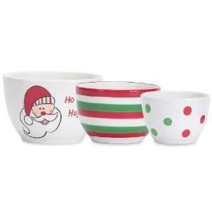 Boston Warehouse Candy Claus Prep Bowls, Set of 3  Kitchen 