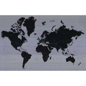  World Map   Contemporary by Unknown 36x24