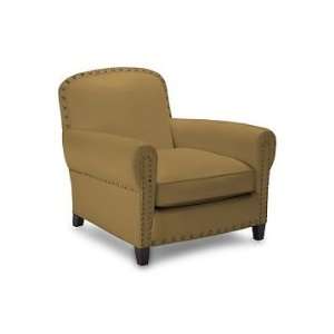 Williams Sonoma Home Eaton Club Chair, Faux Suede, Camel, Antique 