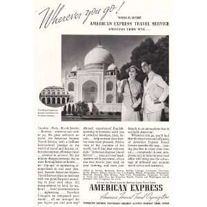  Print Ad 1937 American Express Bombay American Express Books