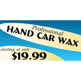    3x6 Vinyl Banner   Professional Car Wash for Price 