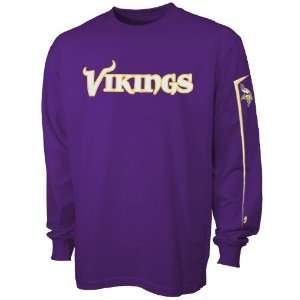  Minnesota Vikings Purple Game Legend Long Sleeve T shirt 