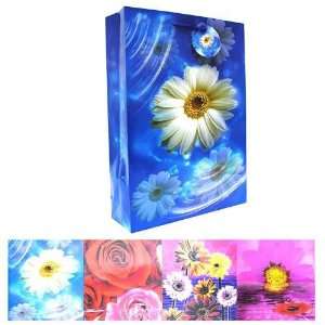  Floral Jumbo Glossy Gift Bag Assorted Case Pack 12