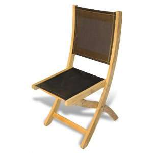   Folding Chair without arms Sling Seat   PAIR Patio, Lawn & Garden