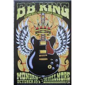  F898 BB King Fillmore San Francisco Concert Poster 10/15 