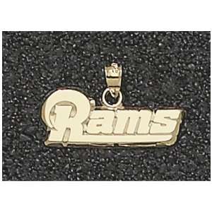  LogoArt St. Louis Rams 10K Gold 3/8 inch X 1 inch Team 