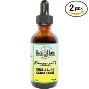 Alternative Health & Herbs Remedies Sinus & Lung Congestion 2 Ounces 