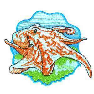 Epic Octopus Octo Ocean Fish Coral Reef Iron on Patch  