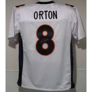 Kyle Orton Autographed/Hand Signed Denver Broncos White Jersey  